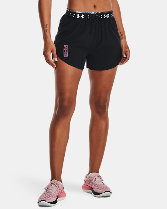 Women's UA Run Anywhere High-Rise Shorts, Black, pdpMainDesktop image number 0